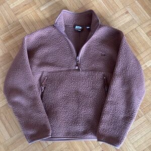 TNA Sherpa Half-Zip Pullover - Mauve